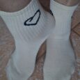 Herzsocken in Weiss...so rein und unschuldig