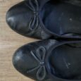2-Year Worn Black Ballet Flats – Barefoot Only